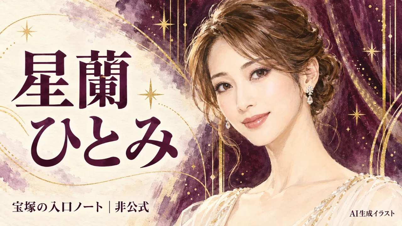 星蘭ひとみさんとは？宝塚時代の経歴・出演作と退団後の活動のサムネイル