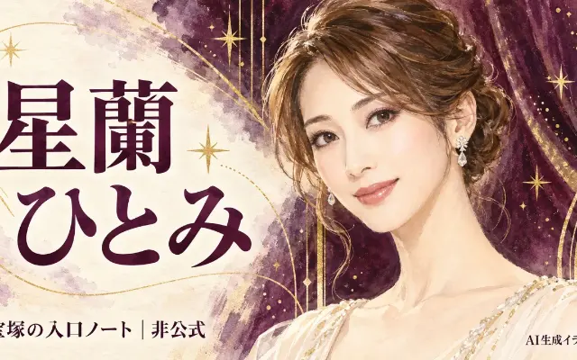 星蘭ひとみさんとは？宝塚時代の経歴・出演作と退団後の活動のサムネイル