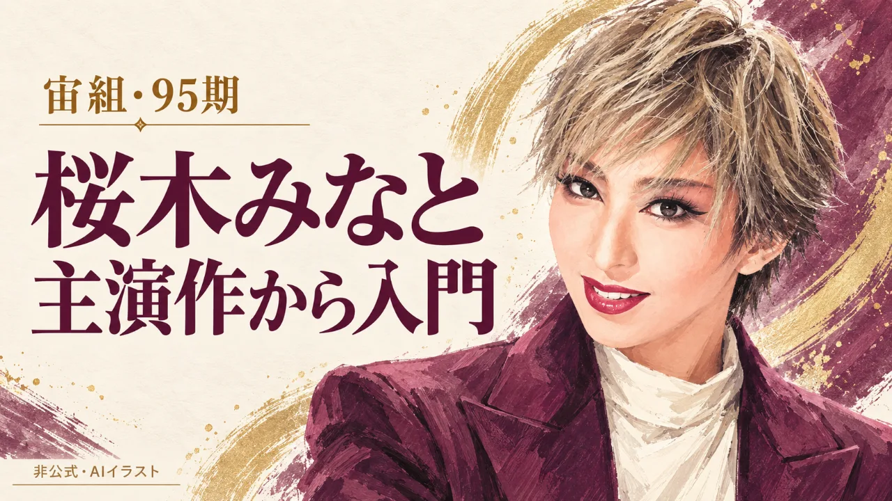 桜木みなとさんとは？95期・宙組の歩みと、主演作から選ぶ映像入門のサムネイル