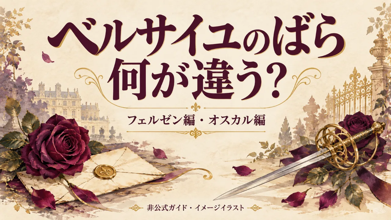 宝塚『ベルサイユのばら』フェルゼン編とオスカル編、何が違う？のサムネイル
