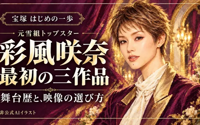彩風咲奈｜元雪組トップの舞台歴と3作品のサムネイル