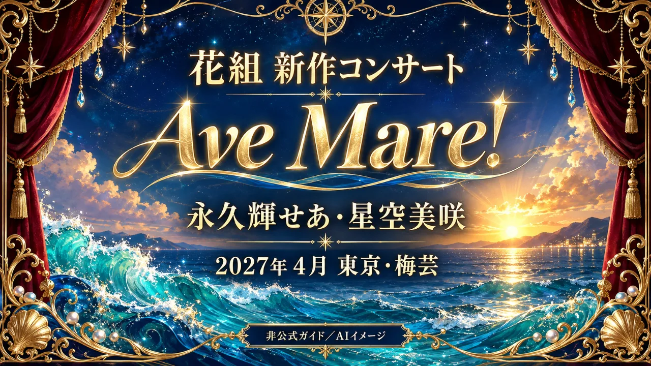 花組『Ave Mare!』発表｜永久輝せあ・星空美咲、2027年4月東京・梅芸へのサムネイル