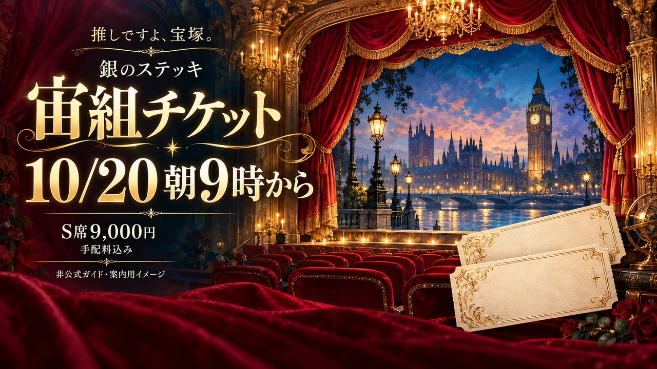 銀のステッキ宙組｜10/20受付開始、S席9,000円の申込み方のサムネイル