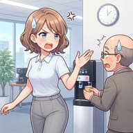 派遣のおっさんがウォーターサーバー使ったから禿頭を定規で叩いた。直だと伝染るし。名古屋で氷河期展のサムネイル